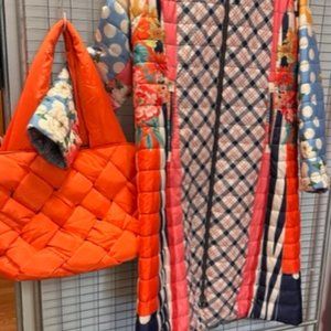 Johnny Was NWOT Reversible Hooded Quilted Coat